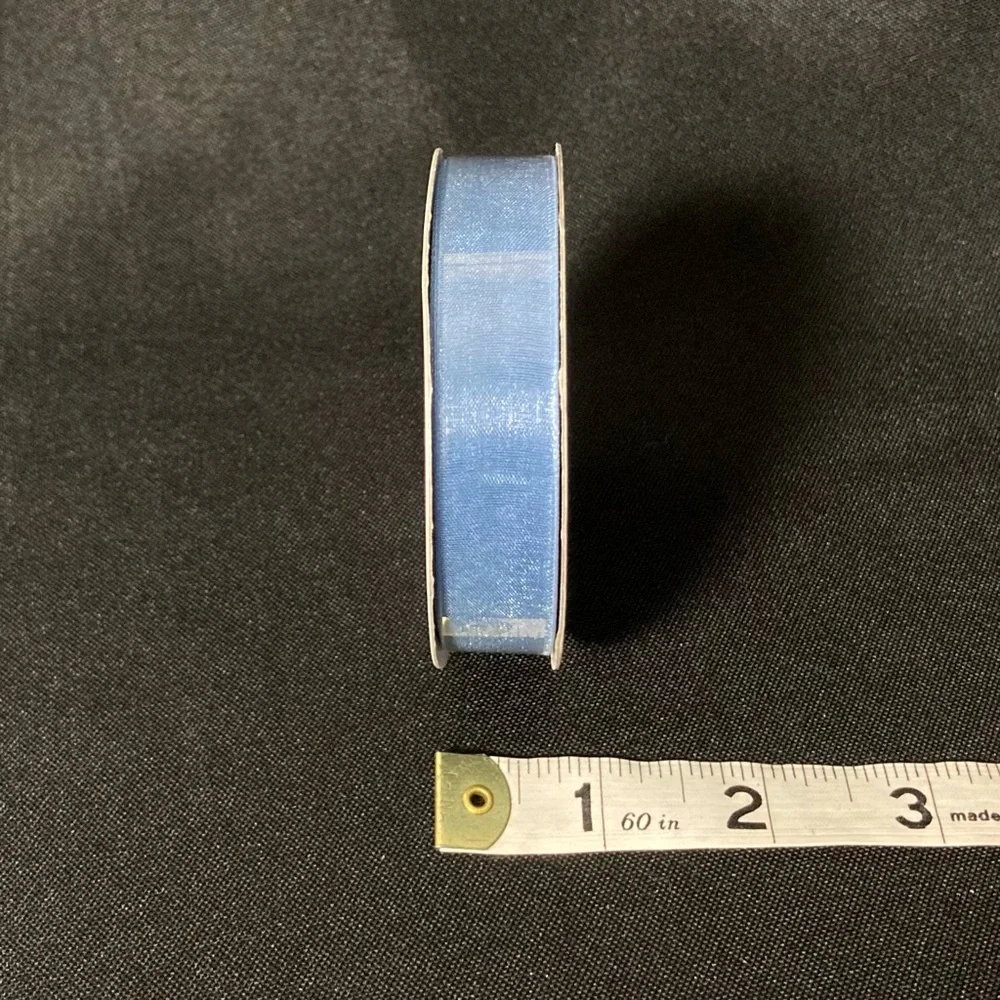 ⭐️ Celebrate It 360 Pastel Blue Sheer Craft Ribbon 5/8” x 720”